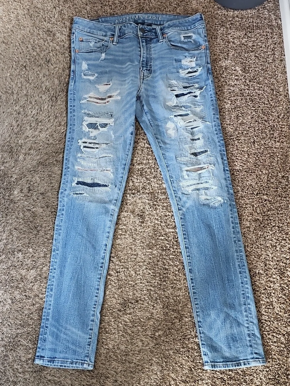American Eagle Mens Skinny Jeans Sz 34/34!! Very Nice